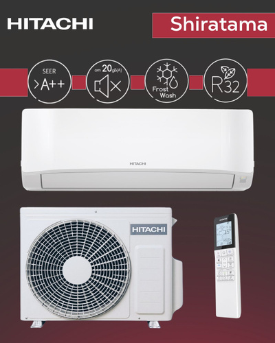 HITACHI SHIRATAMA INVERTER / 25 м²